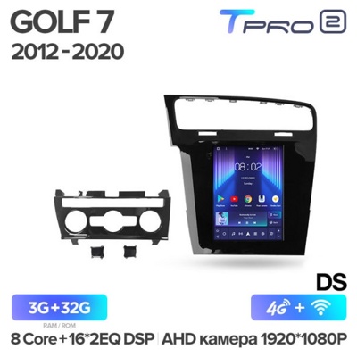 Штатная автомагнитола на Android TEYES TPRO 2 для Volkswagen Golf 7 2012-2020 3/32gb- фото