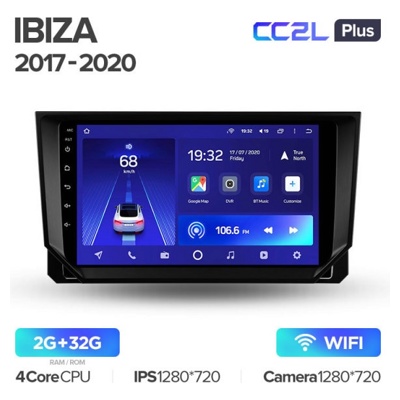 Штатная автомагнитола на Android TEYES CC2L Plus для Seat Ibiza 2017-2020 2/32gb