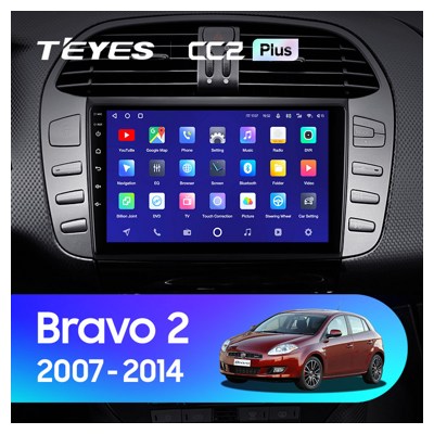 Штатная автомагнитола на Android TEYES CC2L Plus для Fiat Bravo 198 2 2007-2014 2/32gb- фото2