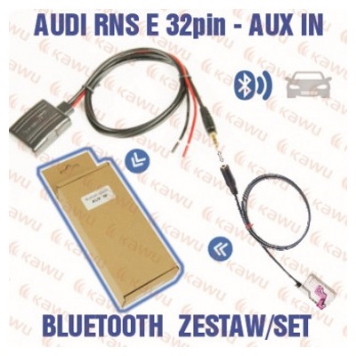 Bluetooth адаптер KAWU 25011. AUDI RNS-E 32PIN - AUX IN- фото