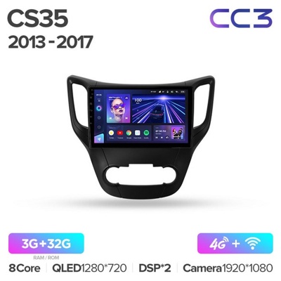 Штатная автомагнитола на Android TEYES CC3 для Changan CS35 2013-2017 3/32gb