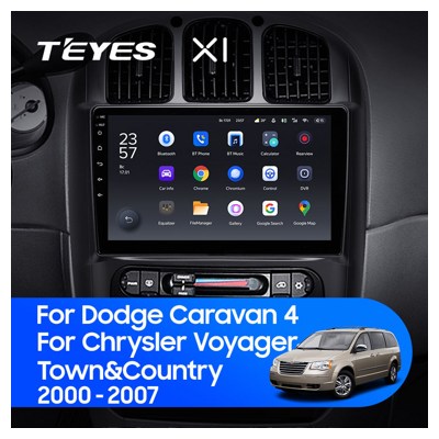 Штатная автомагнитола на Android TEYES X1 для Dodge Caravan 4 2000-2007 (Версия A) 2/32gb- фото3
