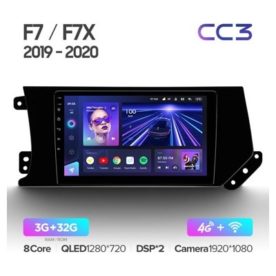 Штатная автомагнитола на Android TEYES CC3 для Great Wall Hover Haval F7 F7X 2019-2020 3/32gb