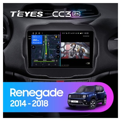 Штатная автомагнитола на Android TEYES CC3 2K для Jeep Renegade 2014-2018  3/32gb- фото3