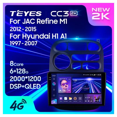 Штатная автомагнитола на Android TEYES CC3 2K для JAC Refine M1 2012-2015 3/32gb- фото2