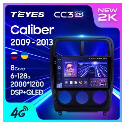 Штатная автомагнитола на Android TEYES CC3 2K для Dodge Caliber PM 2009-2013 3/32gb- фото2