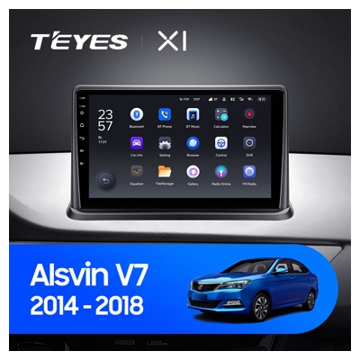 Штатная автомагнитола на Android TEYES X1 для Changan Alsvin V7 2014-2018 2/32gb- фото3