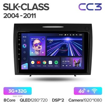 Штатная автомагнитола на Android TEYES CC3 для Mercedes-Benz SLK-Class SLK Class R171 2004-2011 3/32gb