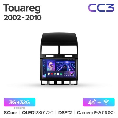 Штатная автомагнитола на Android TEYES CC3 для Volkswagen Touareg GP 2002-2010 3/32gb