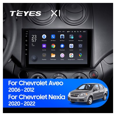 Штатная автомагнитола на Android TEYES X1 для Chevrolet Aveo T250 2006-2012, Nexia 2020-2022 2/32gb- фото3