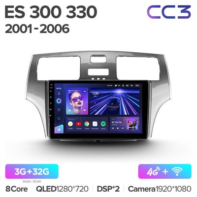 Штатная автомагнитола на Android TEYES CC3 для Lexus ES300, ES330 XV30 2001-2006 3/32gb