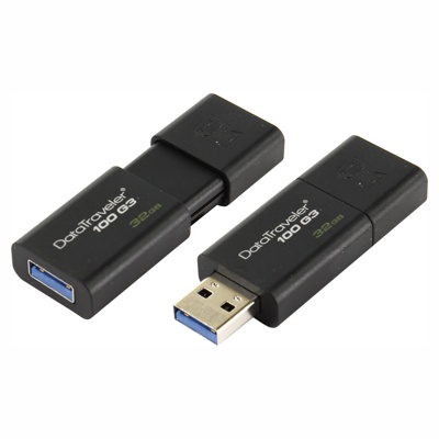 USB флешка KINGSTON DATATRAVELER 100 G3 32GB (DT100G3/32GB)
