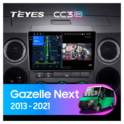 Штатная автомагнитола на Android TEYES CC3 2K для GAZ Gazelle Next 2013-2021 3/32gb- фото3