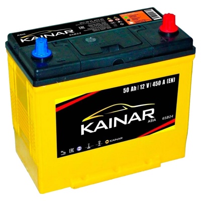 Аккумулятор KAINAR 50 JR (50 А/Ч, 450 А)