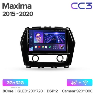Штатная автомагнитола на Android TEYES CC3 для Nissan Maxima A36 2015-2020 3/32gb