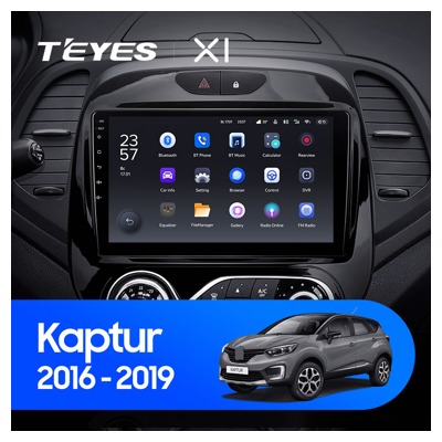 Штатная автомагнитола на Android TEYES X1 для Renault Kaptur 2016-2019  (Версия F1) 2/32gb- фото3