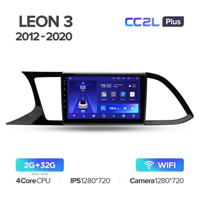 Штатная автомагнитола на Android TEYES CC2L Plus для Seat Leon 3 2012-2020 2/32gb