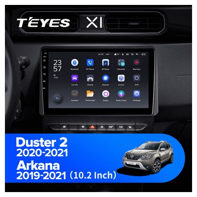 Штатная автомагнитола на Android TEYES X1 для Renault Duster HM 2020-2021, Arkana 2019-2021 2/32gb- фото3