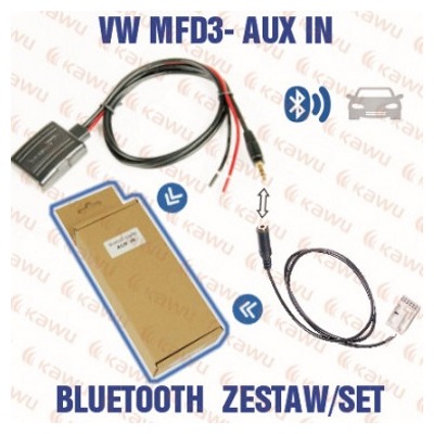 Bluetooth адаптер KAWU 25005. VW MFD3 - AUX IN- фото