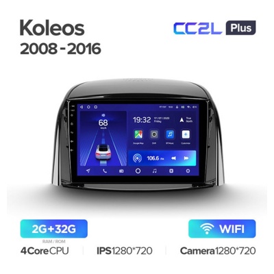 Штатная автомагнитола на Android TEYES CC2L Plus для Renault Koleos 2008-2016 2/32gb