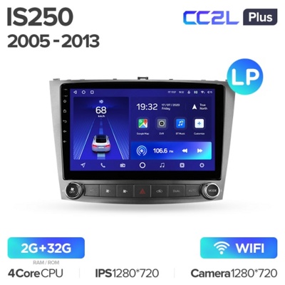 Штатная автомагнитола на Android TEYES CC2L Plus для Lexus IS250 XE20 2005-2013 (Версия LP) 2/32gb