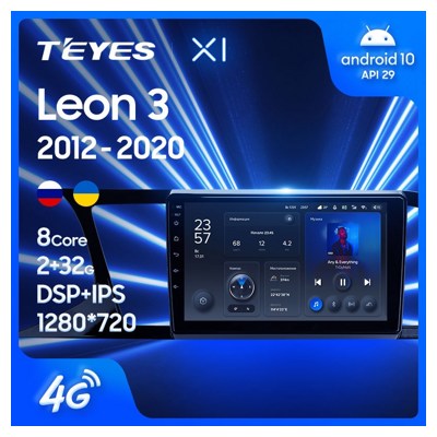 Штатная автомагнитола на Android TEYES X1 для Seat Leon 3 2012-2020 2/32gb- фото2