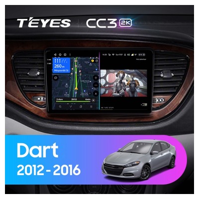 Штатная автомагнитола на Android TEYES CC3 2K для Dodge Dart 2012-2016 3/32gb- фото3