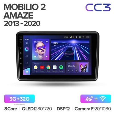 Штатная автомагнитола на Android TEYES CC3 для Honda Mobilio 2 Amaze 2013-2020 3/32gb