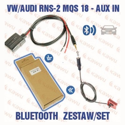 Bluetooth адаптер KAWU 25013. VW/AUDI RNS-2 (MQS 18) - AUX IN- фото