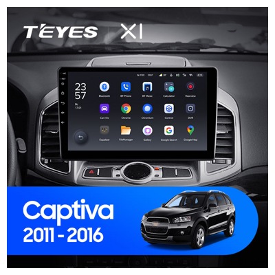 Штатная автомагнитола на Android TEYES X1 для Chevrolet Captiva 1 2011-2016 2/32gb- фото3
