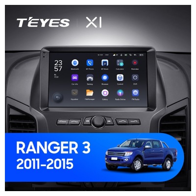 Штатная автомагнитола на Android TEYES X1 для Ford Ranger 3 2011-2015 (Версия F1) 2/32gb- фото3