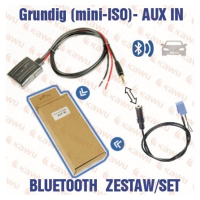 Bluetooth адаптер KAWU 25017. GRUNDIG (MINI-ISO) - AUX IN- фото