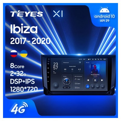 Штатная автомагнитола на Android TEYES X1 для Seat Ibiza 2017-2020 2/32gb- фото2