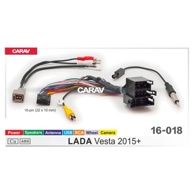 ISO переходник для Android CARAV 16-018 для Lada- фото