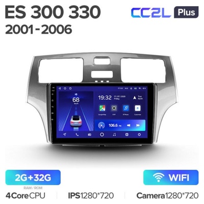 Штатная автомагнитола на Android TEYES CC2L Plus для Lexus ES300, ES330 XV30 2001-2006 2/32gb