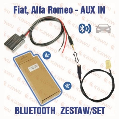 Bluetooth адаптер KAWU 25002. FIAT, ALFA ROMEO - AUX IN- фото