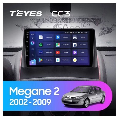 Штатная автомагнитола на Android TEYES CC3 для Renault Megane 2 2002-2009 3/32gb- фото2