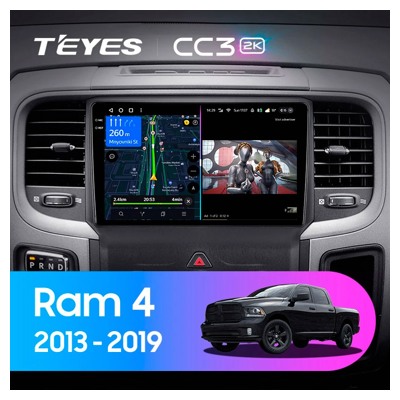 Штатная автомагнитола на Android TEYES CC3 2K для Dodge Ram 4 DJ DS 2013-2019 (Версия F2) 3/32gb- фото3